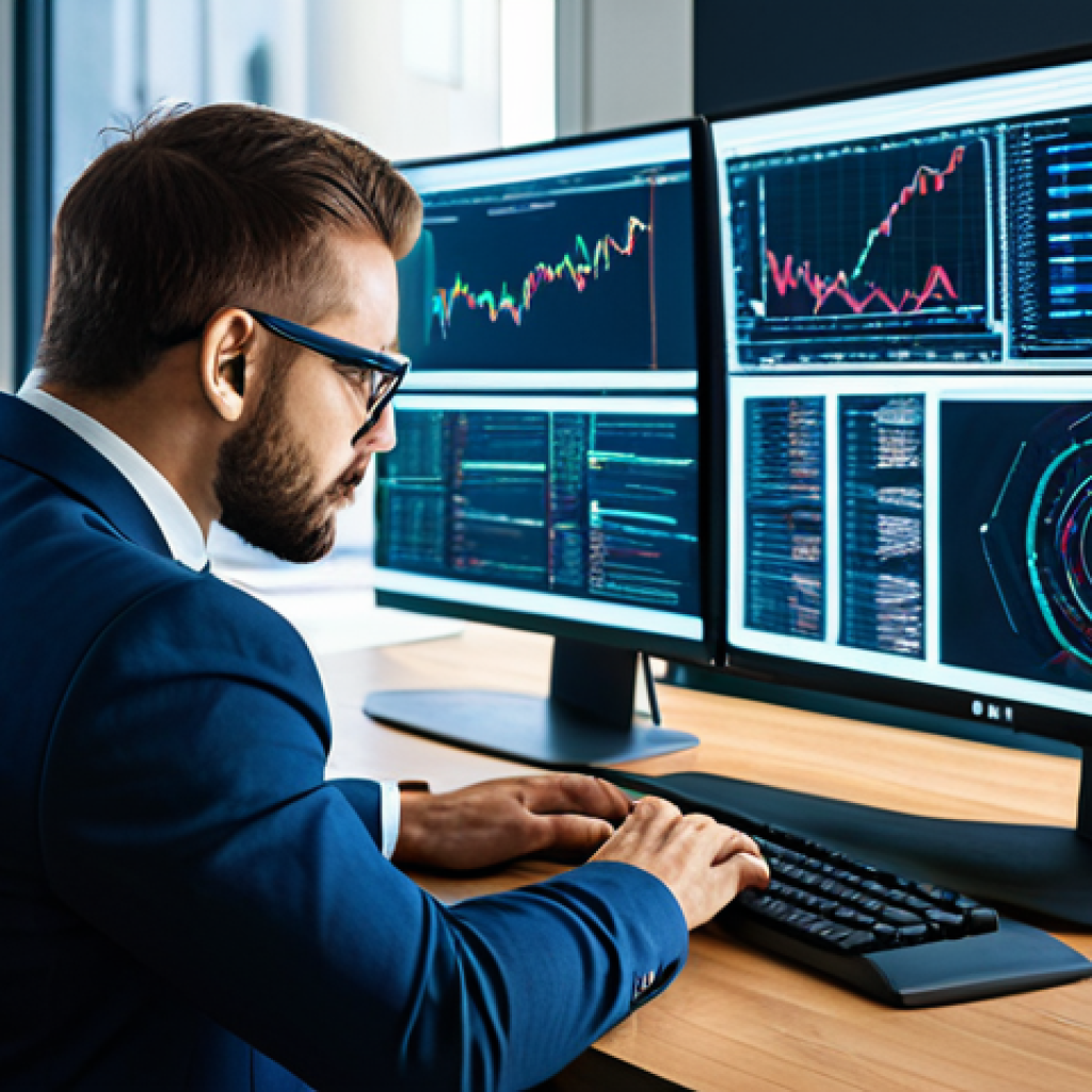 **

"A professional cybersecurity analyst, fully clothed in appropriate business attire, working at a computer with multiple screens displaying code and network diagrams in a modern, well-lit office environment. Focused expression, demonstrating expertise. Safe for work, appropriate content, professional setting, perfect anatomy, natural proportions, high quality."

**