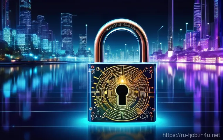 양자 보안 기술 연구자 - **Quantum Threat Visualization:**
    "A visually striking digital art piece depicting a complex, fu...