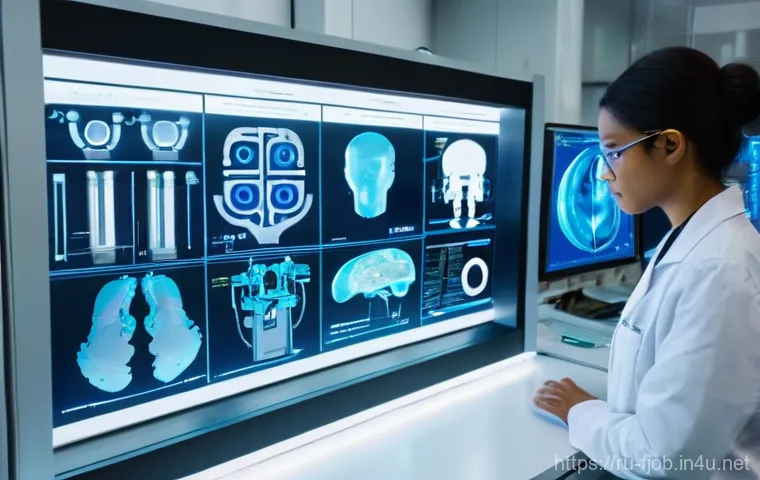 의료용 로봇 개발자 - **Prompt 1: Futuristic Medical Robotics Lab**
    "A vibrant, high-tech laboratory filled with advan...