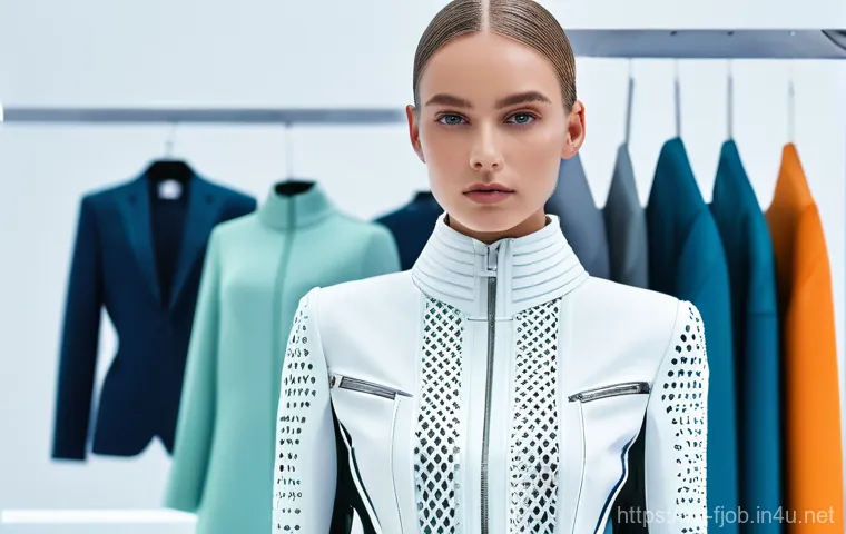 지속 가능 패션 디자이너 - Here are three detailed image generation prompts in English, focusing on sustainable fashion and adh...