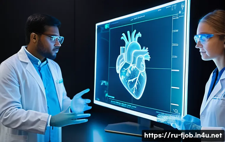 생명공학 연구원 - **Prompt 1: The Future of Personalized Medicine**
    "A brightly lit, ultra-modern biomedical labor...