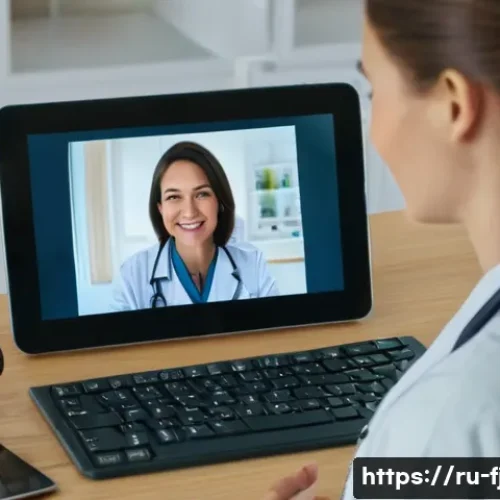 디지털 헬스케어 직업 - **Prompt 1: Telemedicine Consultation**
    "A mid-shot of a kind, professional female doctor in her...